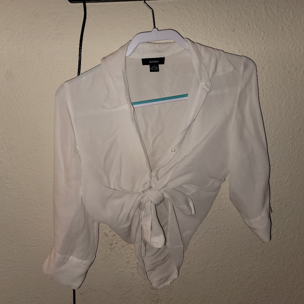 100% Silk Alfani Blouse